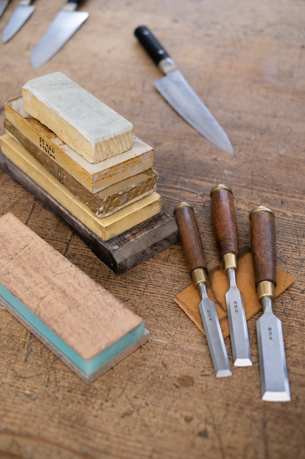 wood chisel sharpening